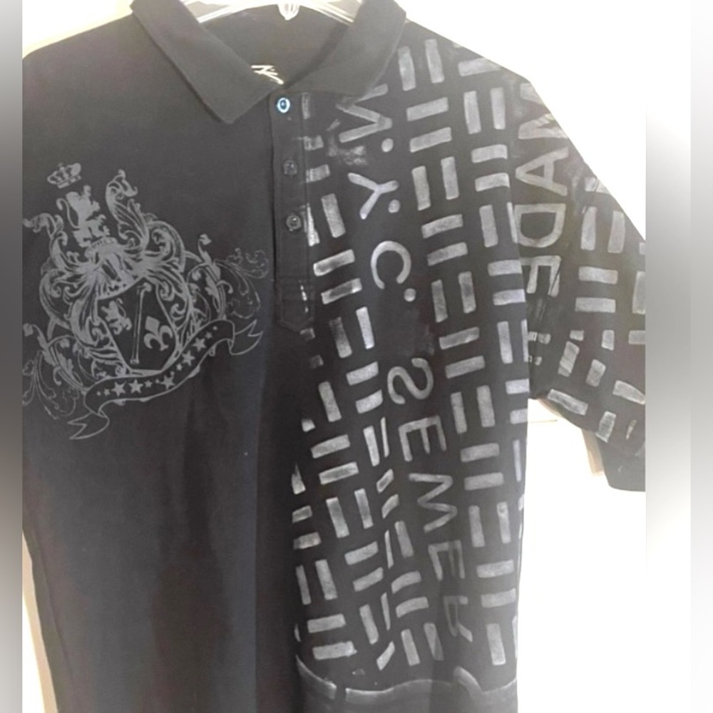 Make a Statement: Unique NYC Upcycled Long Sleeve T-Shirt -  Size: L.